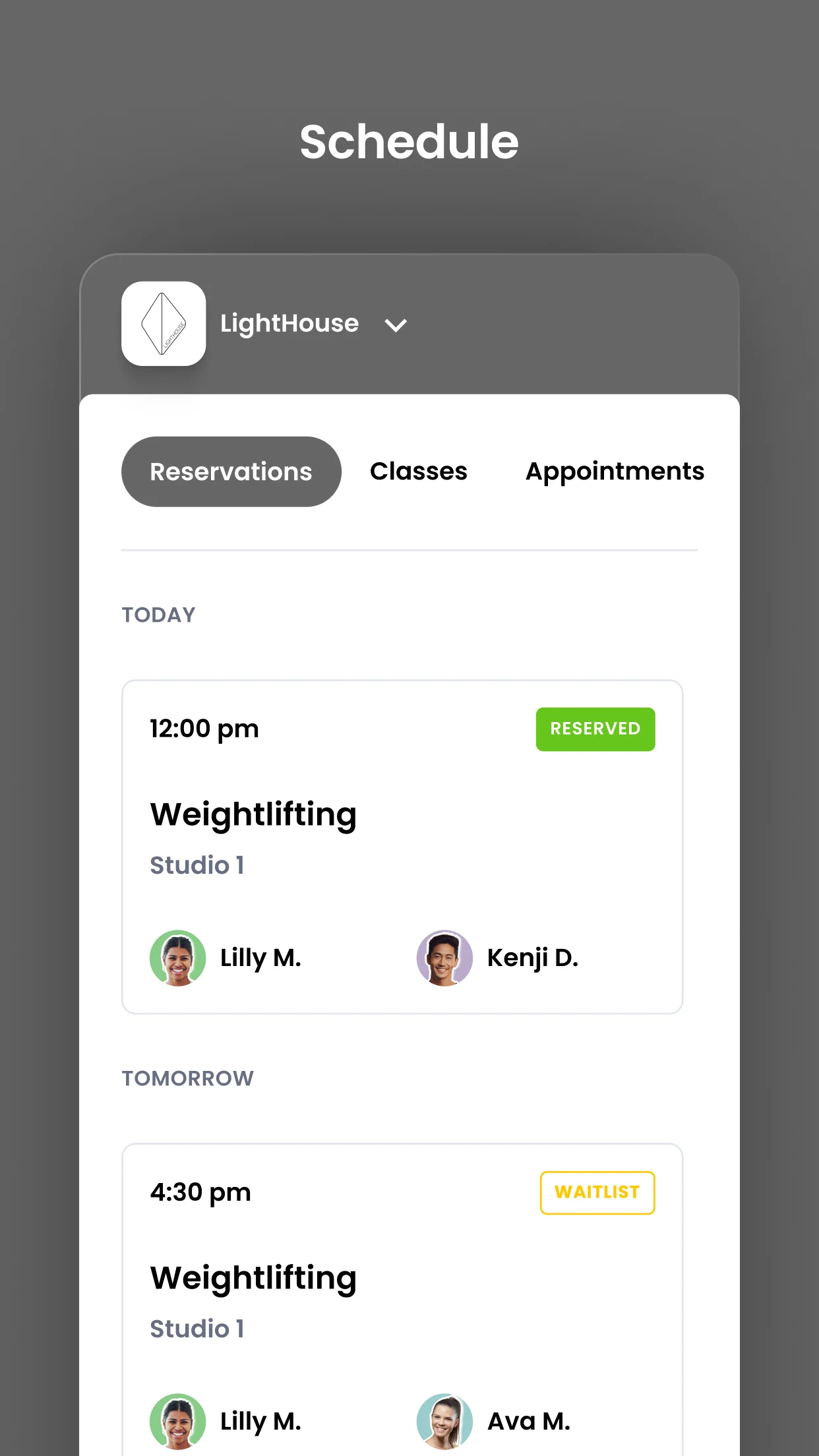 LightHouse Weightlifting screenshot